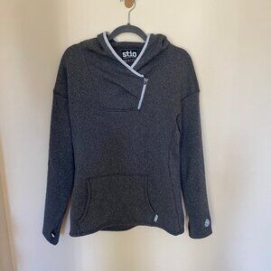 Stio | Women’s Sweetwater Grey Fleece Hooded Pullover Jacket Size Medium